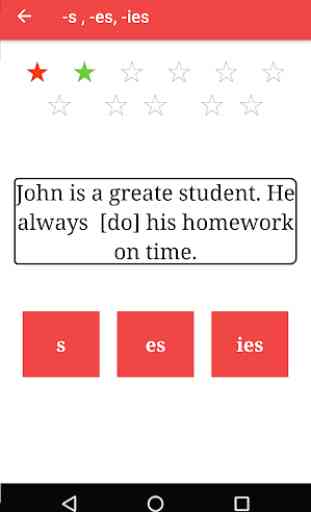 English Grammar for Kids - Fill in the blanks 4