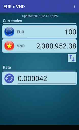 EUR x VND 1