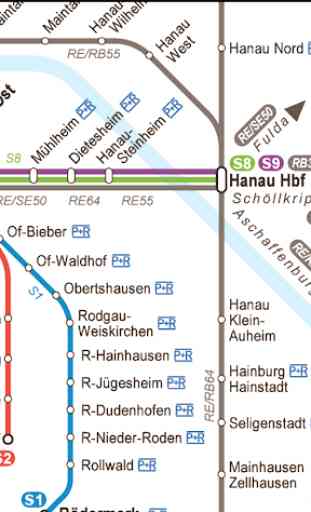 Frankfurt Metro Map 3