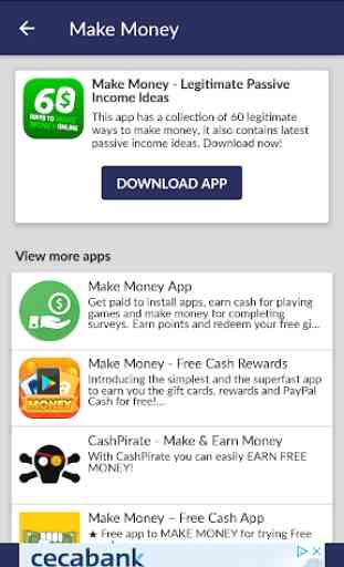 Gagnez de l'argent en ligne: App Cash gratuit 4