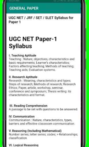 General Paper-I (UGC-NET) 2