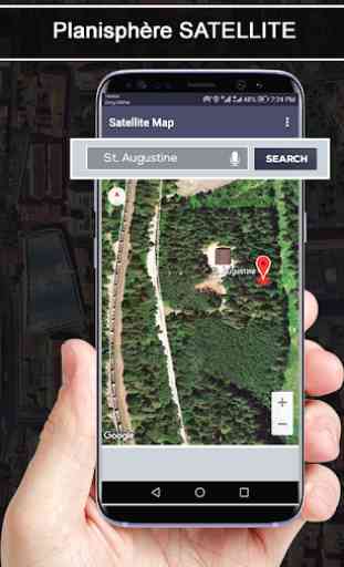 GPS en direct Carte satellite et navigation vocale 3