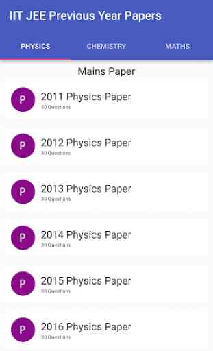 IIT JEE Previous Year Papers 1