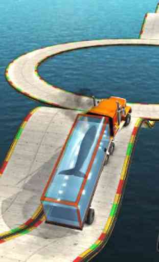 Impossible Whale Transport Truck Driving Tracks 4