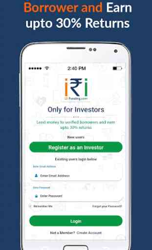Investor's App - Peer to Peer Lending - i2iFunding 2
