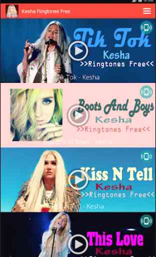 Kesha Ringtones Free 1