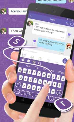 Keyboard Theme for Vibr message 2