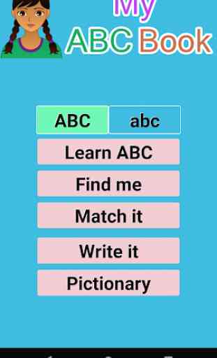 Learn English from ABC to word reading. 1