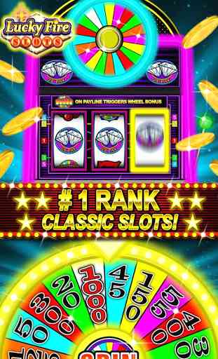 Machine à sous casino - Lucky Fire™ gratuit Vegas 1
