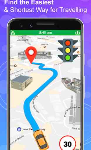 Navigation GPS en direct avec la carte satellite 1