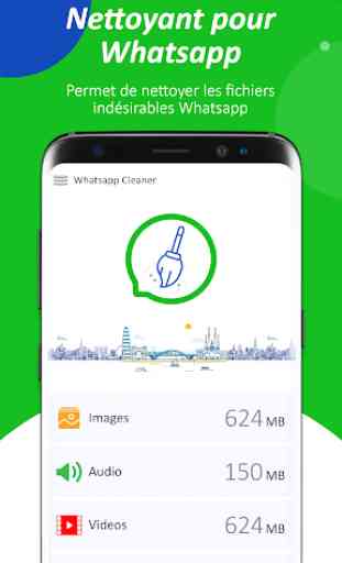 Nettoyant pour WhatsApp: Smart Data Manager 2