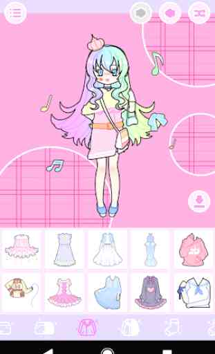 Pastel Avatar Dress Up: Make Your Own Pastel Doll 1