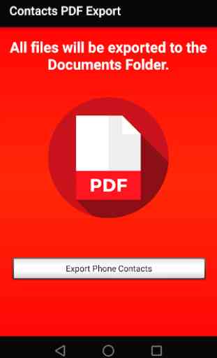 Phone Contacts PDF Export 1