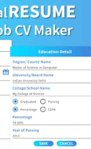 Professional Resume Builder - Job CV Maker 1