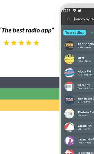 Radio Afrique du Sud: radio FM en ligne gratuit 1