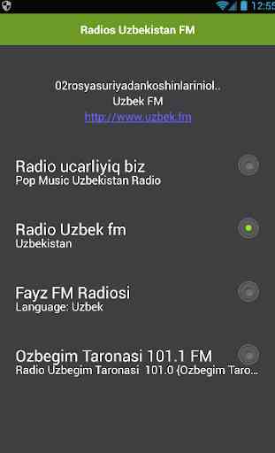 Radios Ouzbékistan FM 1