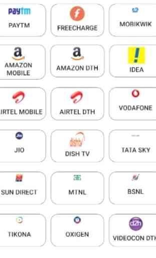 Recharge Mobile, DTH and Broadband in one App 2