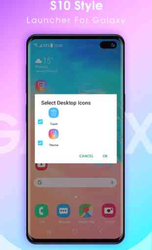 S10 Launcher One UI - Launcher for Galaxy Theme 2