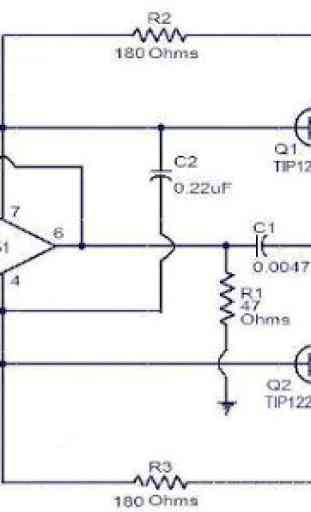 Schéma du circuit de l'amplificateur de puissance 3