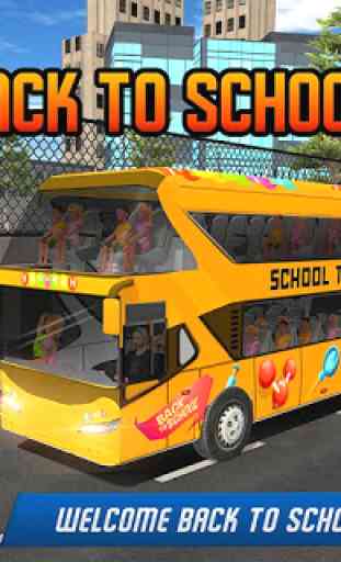 Simulateur de conduite d'autobus scolaire 2018 1