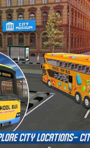 Simulateur de conduite d'autobus scolaire 2018 3