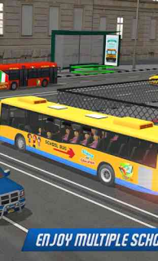 Simulateur de conduite d'autobus scolaire 2018 4