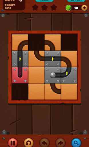 Slide Puzzle: Unblock the Rolling Ball 2
