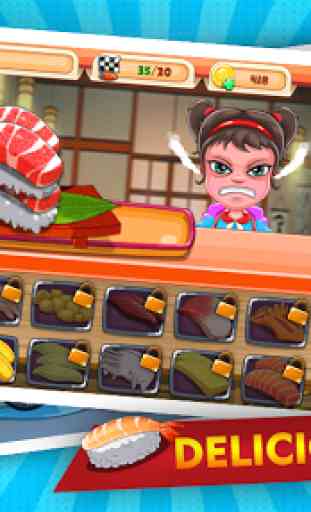 Sushi Cooking - 2D Game 2