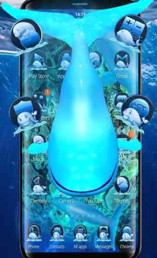 Thème 3D Blue Whale Simulator 3