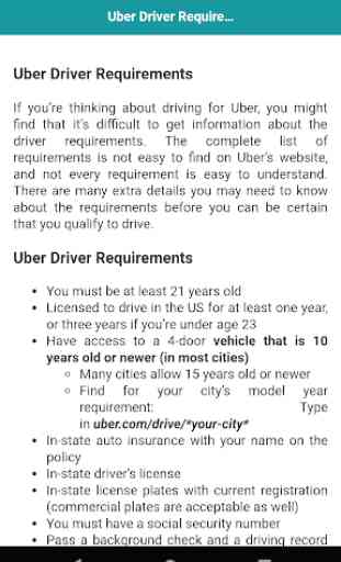 User guide for Uber driver app 4