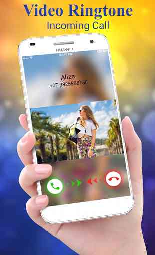 Video Ringtone for Incoming Call Video Caller ID 1
