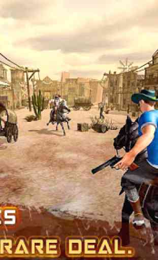 Western Cowboy Gun Fighter Gang Jeu de tir 3D 2