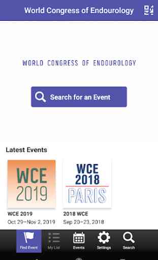 World Congress of Endourology 1