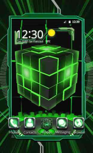 Alien Tech Cube 3D 1
