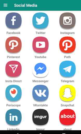 All social media & social network in one app 1