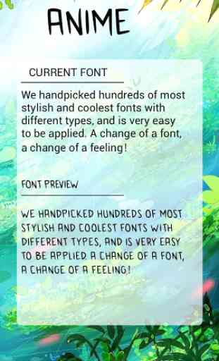 Anime Font for FlipFont , Cool Fonts Text Free 1