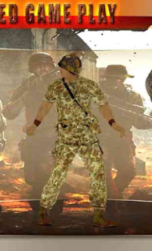 Army Battlefield Combat - Commando Action War 2017 1