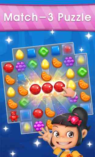 Candy Sweet Story: Candy Match 3 Puzzle 1