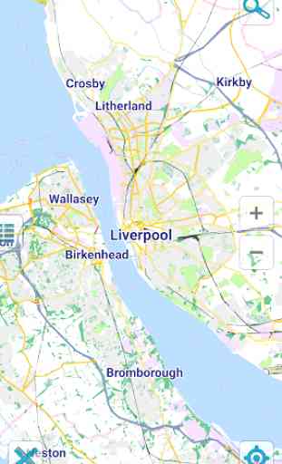 Carte de Liverpool hors-ligne 1