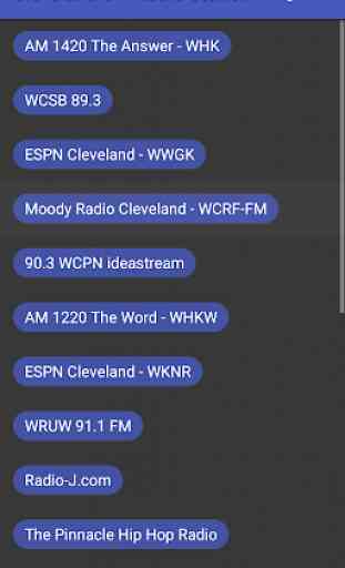 Cleveland OH Radio Stations 1