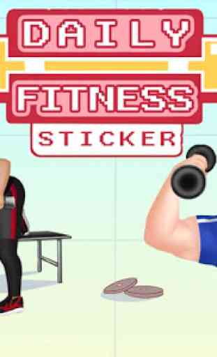 Cool Fitness Gym Emoji Sticker 4
