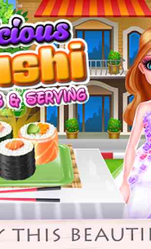 Delicious Sushi Cooking and Serving 1