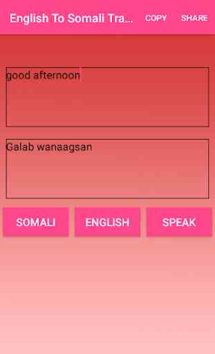 English To Somali  Converter or Translator 3