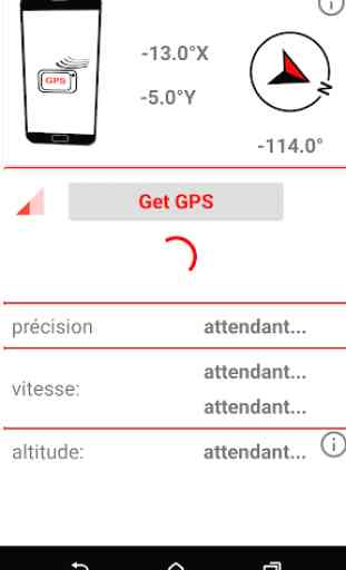GPSstats - état GPS et capteurs sans Internet 1