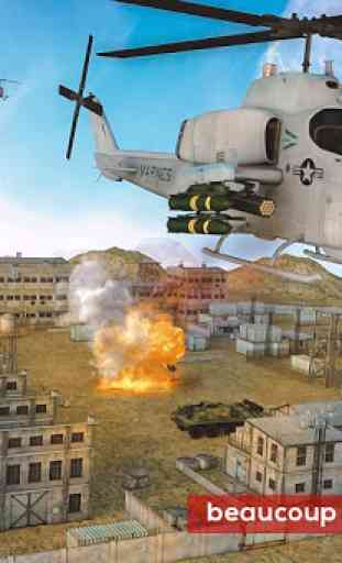 Gunship Heli Battle: simulateur 3d d'hélicoptère 2