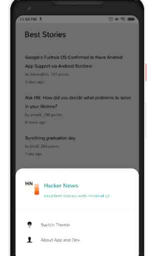 Hacker News : smart reader 4
