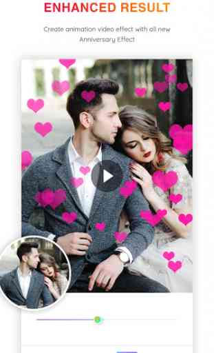 Heart Photo Effect Video Maker with Music 4