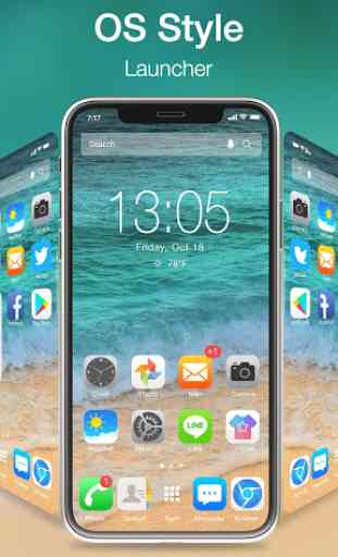 iLauncher OS13-Phone X style 1