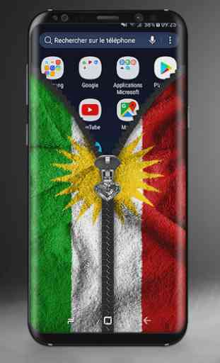 Kurdistan Flag for Kurdish 2