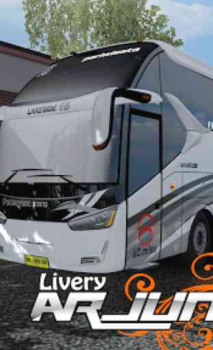 Livery Bus ARJUNA XHD Complete 1